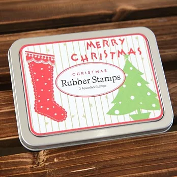 Cavallini_Rubber Stamp Set聖誕節印章組(復古聖誕)