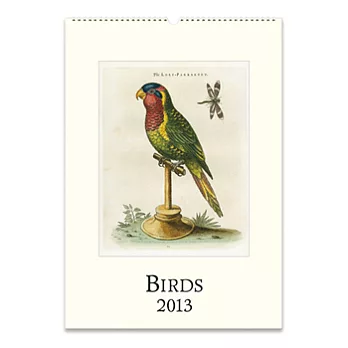 Cavallini_Wall Calendar2013年大掛曆(鳥)