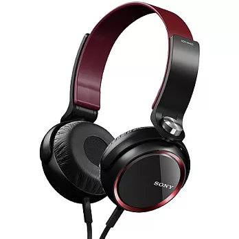 SONY重低音耳罩式耳機MDR-XB400紅色