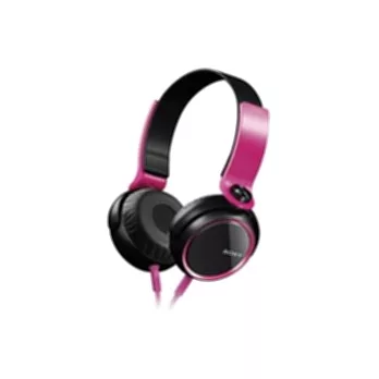 SONY重低音耳罩式耳機MDR-XB400粉紅色