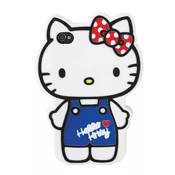 HELLO KITTY 全身造型 iPhone4/4S保護殼