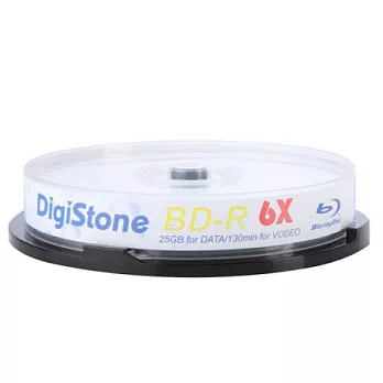 DigiStone 國際版 A+ 藍光 Blu-ray 6X BD-R 25GB(支援CPRM/BS) x10PCS