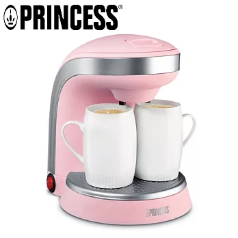 荷蘭 PRINCESS 迷你雙人份美式咖啡機-粉紅色 (242293-P)