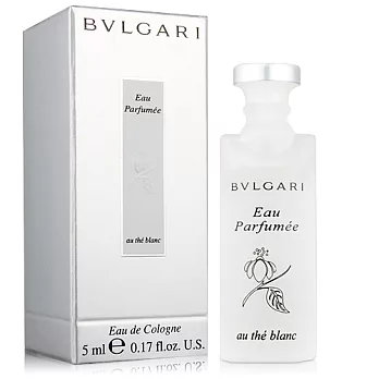 BVLGARI 寶格麗 白茶淡香水小香(5ml)