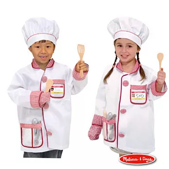 美國 Melissa ＆ Doug 廚師服裝扮遊戲組