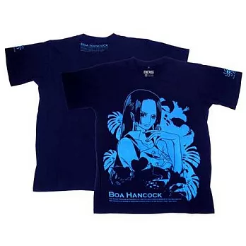 航海王-T恤(蛇姬二)L深藍色