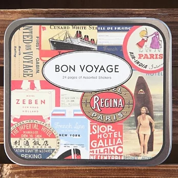 Cavallini_Labels貼紙組(旅途愉快Bon Voyage)
