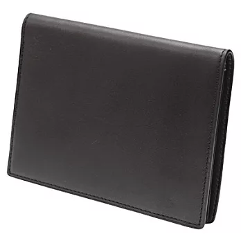 [MUJI 無印良品]滑革護照夾黑色