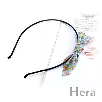 【Hera】美麗花漾 繽粉花花蝴蝶結髮箍(優雅藍)