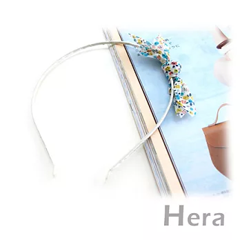 【Hera】美麗花漾 繽粉花花蝴蝶結髮箍(氣質白)