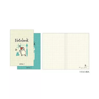 MIDORI 手帳用筆記本-格子memo(迷你)歐吉桑