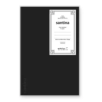 MIDORI 上質系列-santina筆記本方格黑