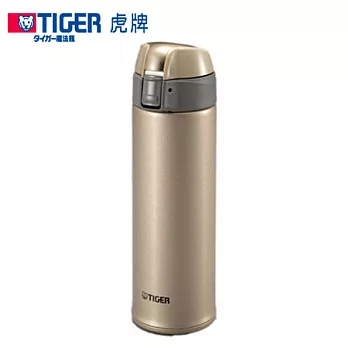 TIGER虎牌500CC彈蓋式保溫保冷杯 MMQ-S050-NH(香檳金)