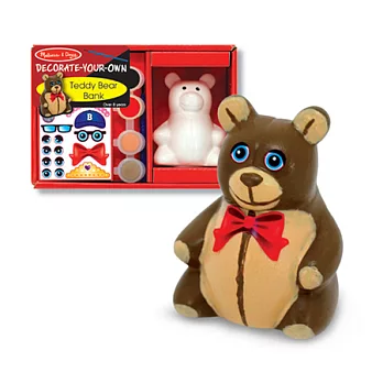 美國 Melissa ＆ Doug 親子美勞 DIY - 小熊撲滿