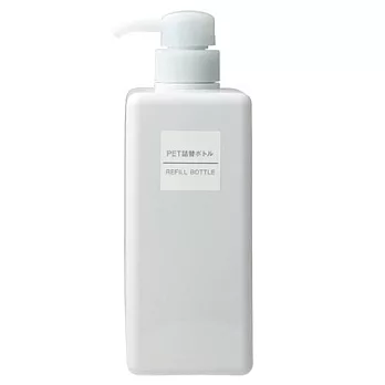 [MUJI 無印良品]PET補充瓶/淺藍.600ml