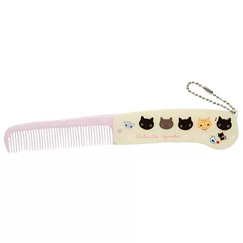 San-X 小襪貓白貓之戀系列折疊梳(小)