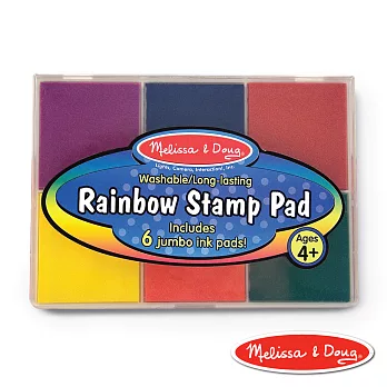 美國 Melissa ＆ Doug 彩虹 6 色印泥