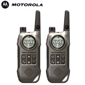 MOTOROLA TLKR T8 無線電對講機[一組2入]銀灰色