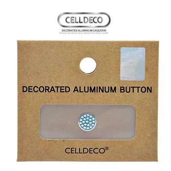 CELLDECO SWAROVSKI iPhone / iPad home 鍵貼-藍藍色