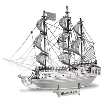 微模型金屬系列 TMW-11 黑珍珠號海盜船（鬼盜船）---Tenyo出品(日本原裝)