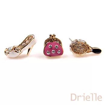 Drielle朵艾莉-仙杜拉夢境耳環(3入)