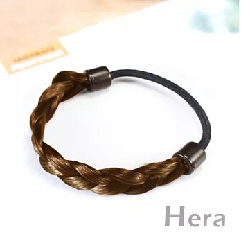 【Hera】日韓百搭時尚線條編織造型髮束(淺咖啡)