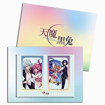 天魔黑兔-卡貼-天邊一道彩虹