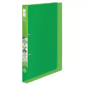 KOKUYO 2孔薄形資料夾(收納180枚)綠