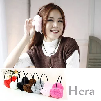 【Hera】俏皮甜心秋冬保暖造型耳罩(黑色)