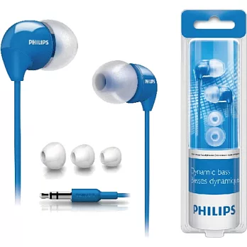 PHILIPS多彩內耳式耳機SHE3590系列藍色