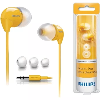 PHILIPS多彩內耳式耳機SHE3590系列黃色