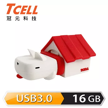 TCELL冠元 USB3.0 16GB 紅白夢露 (Home狗屋隨身碟) 紅白夢露