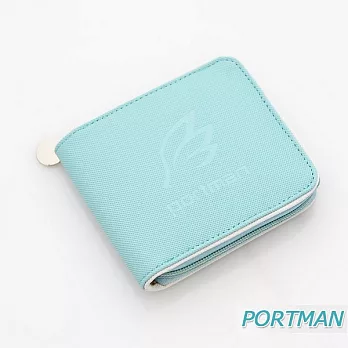 PORTMAN 天使之翼防水短夾PM123714水波藍