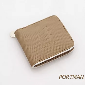 PORTMAN 天使之翼防水短夾PM123714中性卡其