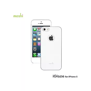 moshi iGlaze for iPhone 5超薄時尚保護背殼白