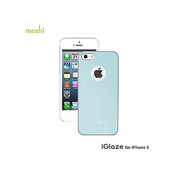 moshi iGlaze for iPhone 5 超薄時尚保護背殼珊瑚藍