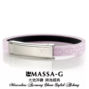 MASSA-G Color For 【W】ing 專色之翼鍺鈦手環美夢粉