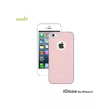 moshi iGlaze for iPhone 5 超薄時尚保護背殼香檳粉