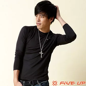 【FIVE UP】純粹極簡保暖衣XL神秘黑