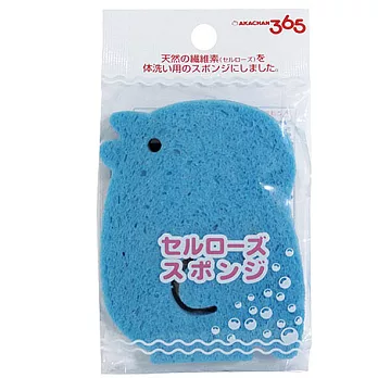 纖維素嬰兒洗澡海綿-藍雀