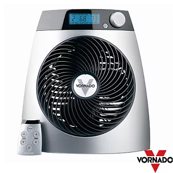 美國VORNADO 沃拿多微電腦數位空氣循環電暖器I-CONTROLDVH銀