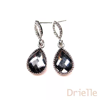 Drielle朵艾莉-古典鑲嵌水滴耳環