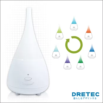 【日本DRETEC】馬鞭草超音波七色水氧機