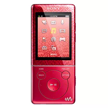 SONY Walkman 數位隨身聽 (NWZ-E473)送保護貼+精美耳機(熱戀紅)