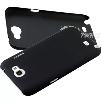 gamax Samsung Galaxy Note2 /N7100 彩妝殼系列 磨砂保護殼深黑