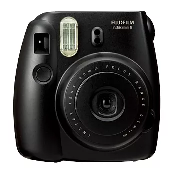 (平行輸入)FUJIFILM instax mini 8 拍立得相機-送空白底片一捲/黑色黑色