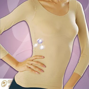 蒂巴蕾Deparee 鍺離子纖柔暖意微塑內衣裸膚色