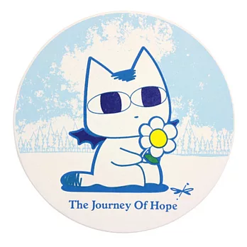 ◆明日樂自在◆海人吸水杯墊-蝙蝠貓