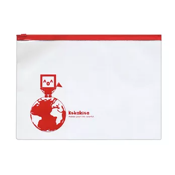 kakokiso經典夾鏈袋/A4-紅