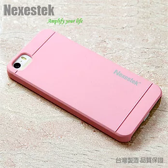 Nexestek iPhone 5/5s日本頂級霧面皮革質感手機保護殼(粉紅色)